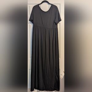 Hao MeiLi Collection Black Maxi Dress NWT